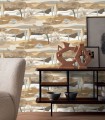 Papier peint intissé Cap Ferret sable latte Casamance 75870100