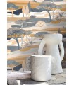 Papier peint intissé Cap Ferret sable latte Casamance 75870100