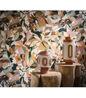 Papier Peint Intissé Plongeon Sable Camel – L’Ile aux Oiseaux de Casamance - réf. 75880610