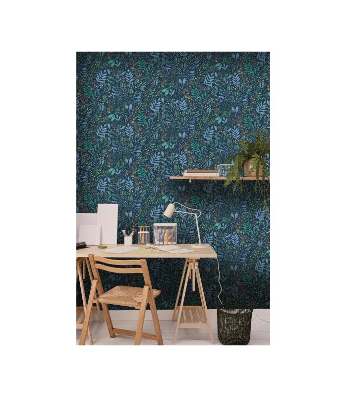 Papier peint Joy Vert et Orange - Collection Green Life 2 - CASELIO - Réf.  GNL2101690369