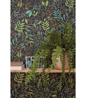 Papier peint Joy Vert et Noir - Collection Green Life 2 - CASELIO - Réf.  GNL2101699791