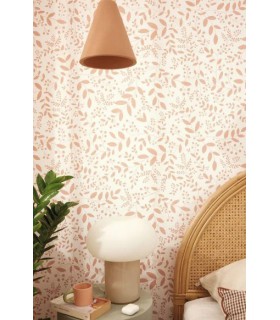 Papier peint Sympathy Vieux rose - Collection Green Life 2 - CASELIO - Réf.  GNL2105340429