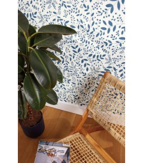 Papier peint Sympathy Bleu indigo - Collection Green Life 2 - CASELIO - Réf.  GNL2105340634