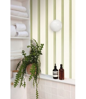 Papier peint Satisfaction Vert Mousse Et Or - Collection Green Life 2 - CASELIO - Réf.  GNL2105350710