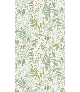 Papier peint Joy Vert mousse et Or - Collection Green Life 2 - CASELIO - Réf.  GNL2101690734