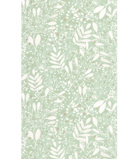 Papier peint Joy Vert d'Eau et Or - Collection Green Life 2 - CASELIO - Réf.  GNL2101697073