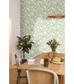 Papier peint Hapiness Vert d'Eau- Collection Green Life 2 - CASELIO - Réf.  GNL2105360776