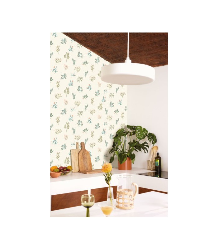Papier peint Luck Vert d'Eau - Collection Green Life 2 - CASELIO - Réf.  GNL2105370721