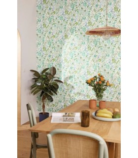 Papier peint Joy Vert et Mauve - Collection Green Life 2 - CASELIO - Réf.  GNL2101690746