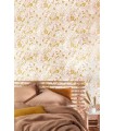 Papier peint Joy Rose Or sur Fond Blanc - Collection Green Life 2 - CASELIO - Réf.  GNL2101694002