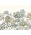 Panoramique Painted Palms - Collection Pure 2 - KOMAR - REF IF3-041  - 300x250CM