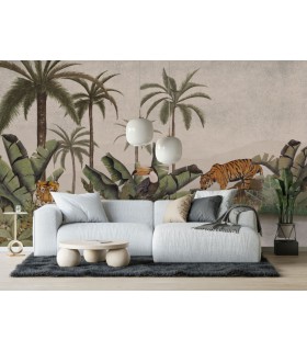 Panoramique Tiger Jungle - Collection Pure 2 - KOMAR - REF P279-VD4  - 400x250CM