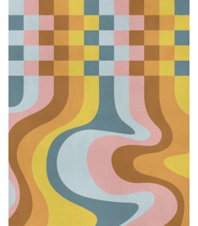 Panoramique COLORED HONEY - Collection FLAIR - KOMAR - 200X250