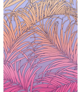 Panoramique PALM FOLGLIE - Collection FLAIR - KOMAR - 200X250