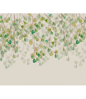 Panoramique DOUCHE DES FEUILLES - Collection FLAIR - KOMAR - 300X250