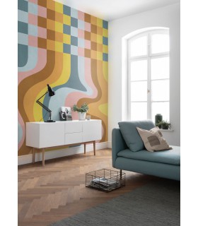 Panoramique COLORED HONEY - Collection FLAIR - KOMAR - 200X250