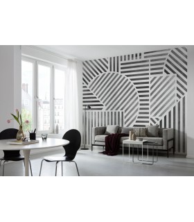 Panoramique JEUX DES LIGNES - Collection FLAIR - KOMAR - 300X250