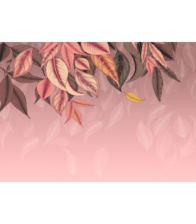 Panoramique FALLING LEAFS - Collection FLAIR - KOMAR - 350X250