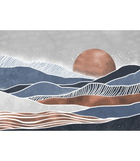 Panoramique SHADES OF GREECE - Collection FLAIR - KOMAR - 350X250