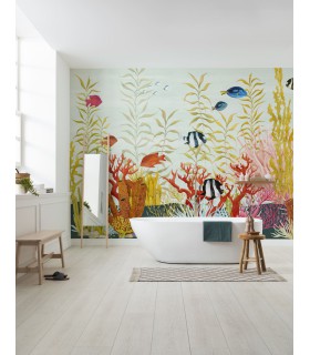 Panoramique CORAL WORLD - Collection FLAIR - KOMAR - 350X250
