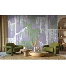 Panoramique CRAZY WILLOW - Collection FLAIR - KOMAR - 350X250