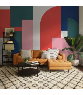 Panoramique GEOMETRIC COLOURS - Collection FLAIR - KOMAR - 350X250