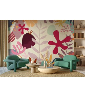 Panoramique HAPPY CORALS - Collection FLAIR - KOMAR - 350X250