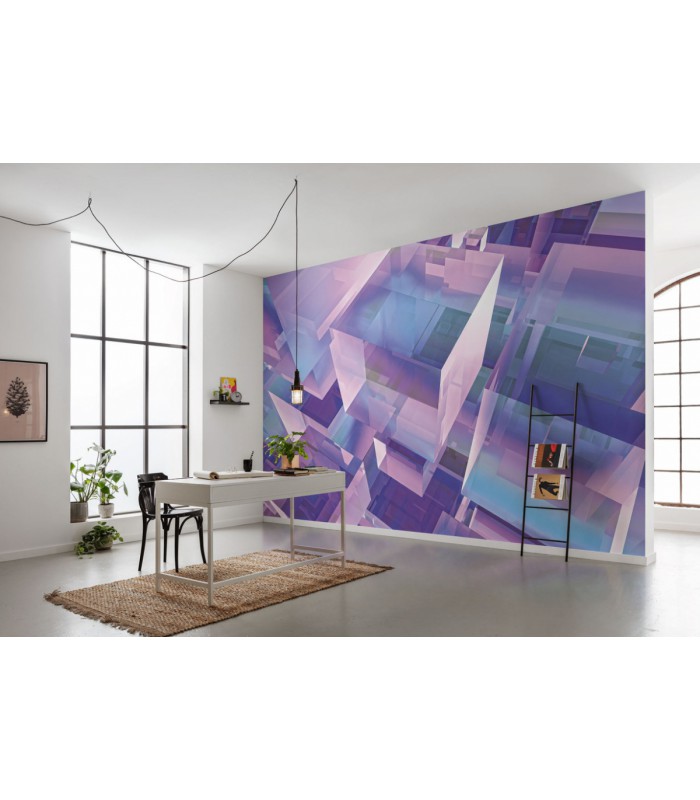 Panoramique HOLOGRAPHICUBICAL - Collection FLAIR - KOMAR - 350X250