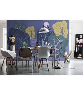 Panoramique PURPLE NIGHTS - Collection FLAIR - KOMAR - 350X250