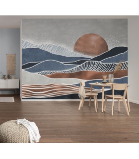 Panoramique SHADES OF GREECE - Collection FLAIR - KOMAR - 350X250