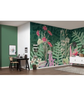 Panoramique THE FLOWER DUET - Collection FLAIR - KOMAR - 400X250