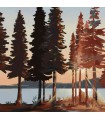 Panoramique sur-mesure LE LAC DES SAPINS - WALL DREAMER BOOK 1 - REF WAD0118_1