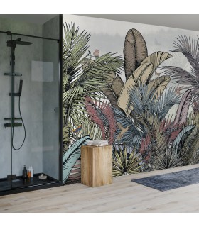 Panoramique sur-mesure TROPICAL COLORED - WALL DREAMER BOOK 1 - REF WAD0067