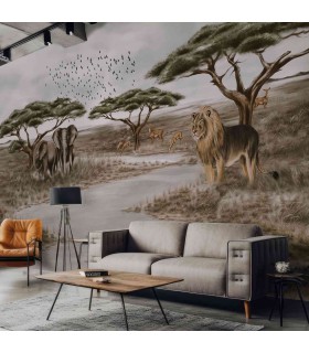 Panoramique sur-mesure WILD LIFE - WALL DREAMER BOOK 1 - REF WAD0166