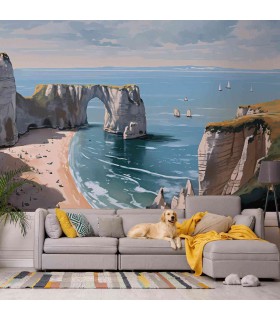 Panoramique sur-mesure ETRETAT - WALL DREAMER BOOK 1 - REF WAD0079