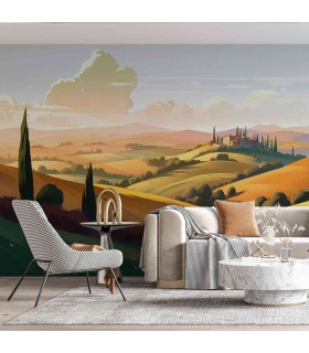Panoramique sur-mesure TUSCANY HILLS - WALL DREAMER BOOK 1 - REF WAD0090