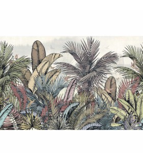 Panoramique sur-mesure TROPICAL COLORED - WALL DREAMER BOOK 1 - REF WAD0067