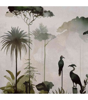 Panoramique sur-mesure TROPICAL SILHOUETTES - WALL DREAMER BOOK 1 - REF WAD0111