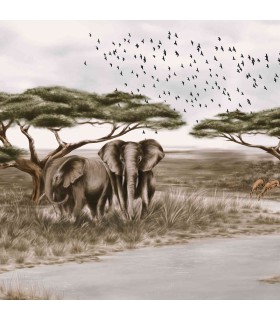 Panoramique sur-mesure WILD LIFE - WALL DREAMER BOOK 1 - REF WAD0166