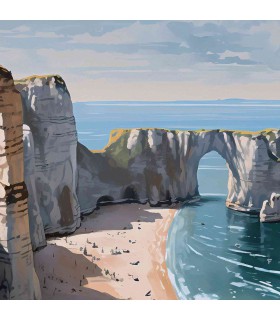 Panoramique sur-mesure ETRETAT - WALL DREAMER BOOK 1 - REF WAD0079