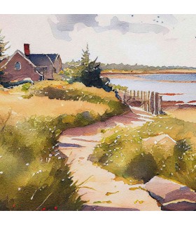 Panoramique sur-mesure LA MAISON EN BORD DE MER - WALL DREAMER BOOK 1 - REF WAD0034