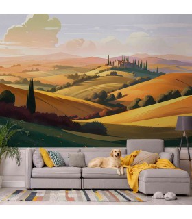Panoramique sur-mesure TUSCANY HILLS - WALL DREAMER BOOK 1 - REF WAD0090