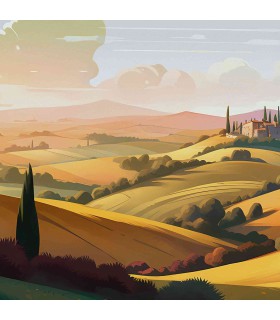 Panoramique sur-mesure TUSCANY HILLS - WALL DREAMER BOOK 1 - REF WAD0090