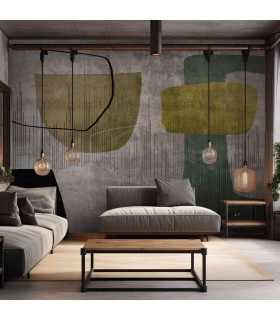 Panoramique sur-mesure LAYERED SHAPES - WALL DREAMER BOOK 1 - REF WAD0104