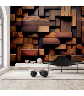 Panoramique sur-mesure WOOD WALL - WALL DREAMER BOOK 1 - REF WAD0089