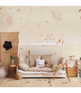 Panoramique sur-mesure PINK CONSTELLATION - WALL DREAMER BOOK 1 - REF WAD0172