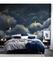 Panoramique sur-mesure LES CONSTELLATIONS ET LES HIRONDELLES - WALL DREAMER BOOK 1 - REF WAD0180