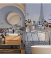Panoramique sur-mesure SUR LES TOITS - WALL DREAMER BOOK 1 - REF WAD0062