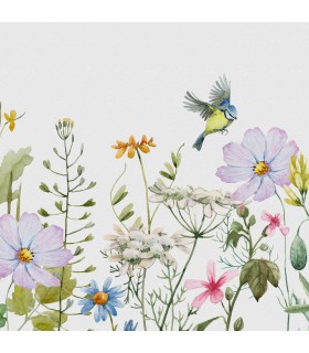 Panoramique sur-mesure FLOWERS BIRDS - WALL DREAMER BOOK 1 - REF WAD0022