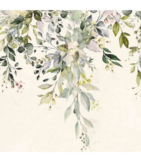 Panoramique sur-mesure FLEURS SUSPENDUES - WALL DREAMER BOOK 1 - REF WAD0021